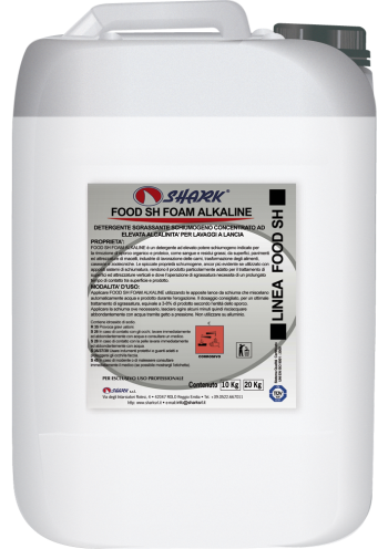 Food sh foam alkaline